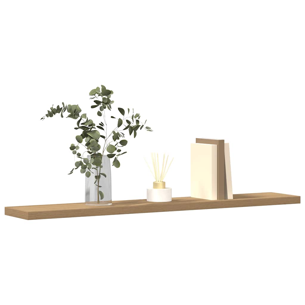 væghylder 4 stk. 60x20x1,5 cm konstrueret træ kunsteg