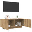 tv-bord 100x35x40 cm konstrueret træ kunsteg