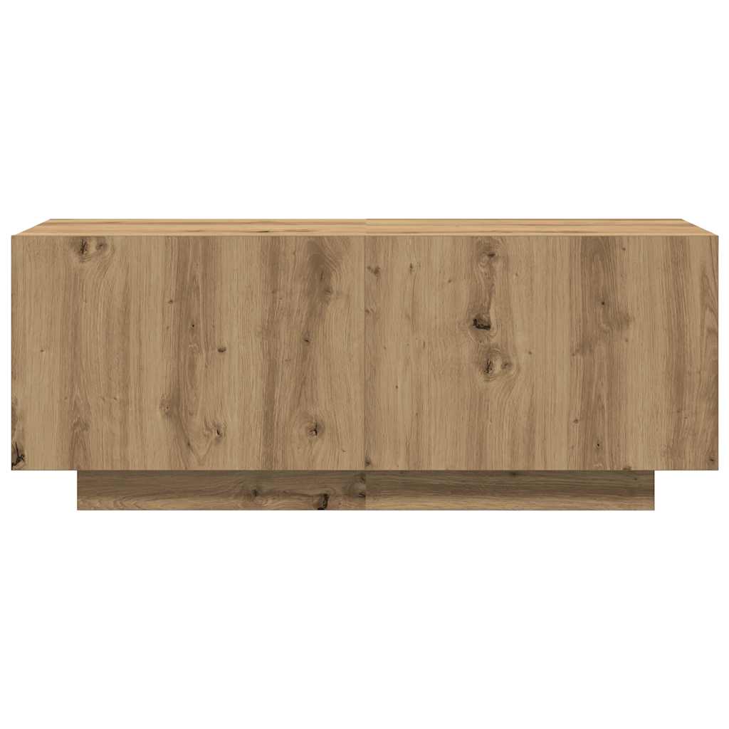 tv-bord 100x35x40 cm konstrueret træ kunsteg