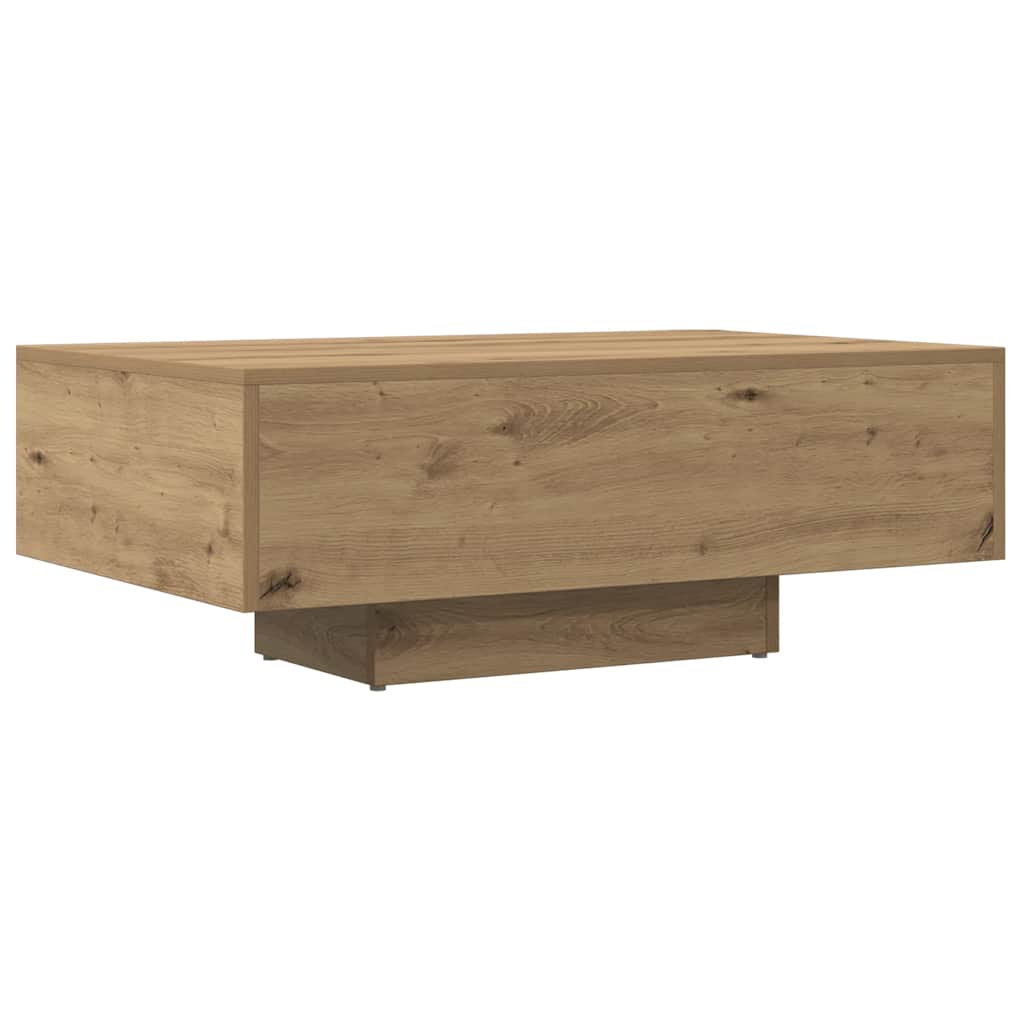 sofabord 85x55x31 cm konstrueret træ kunsteg