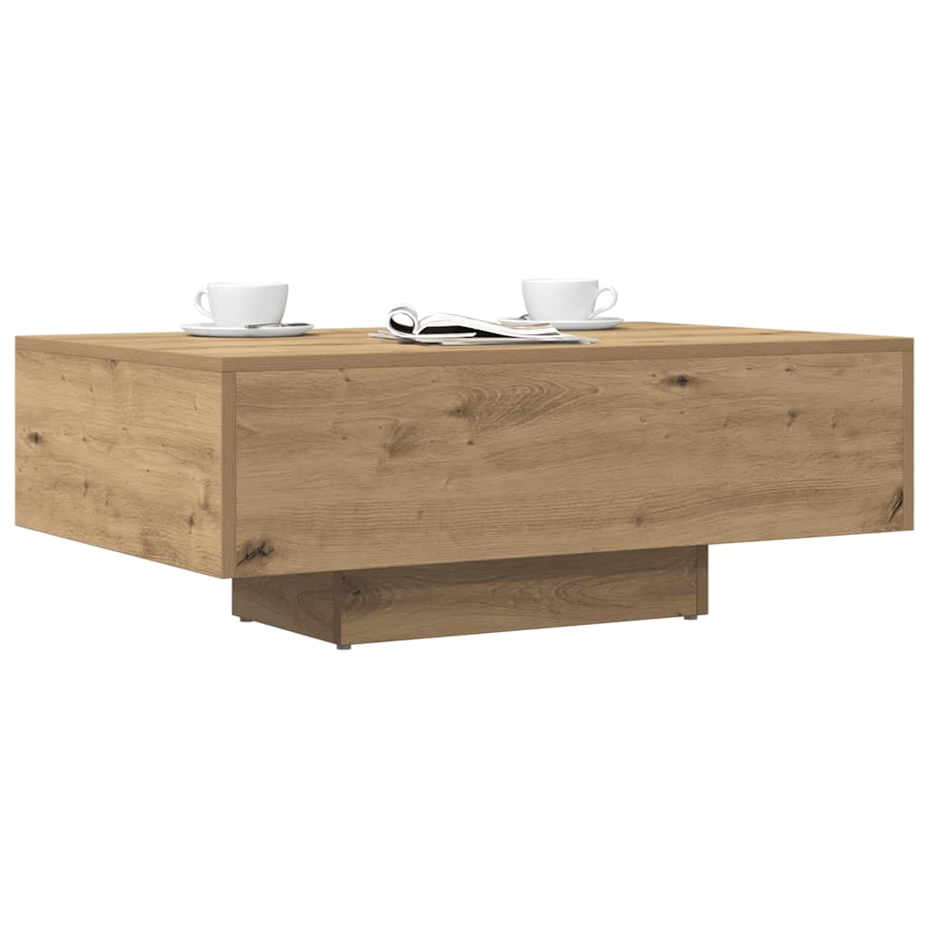 sofabord 85x55x31 cm konstrueret træ kunsteg