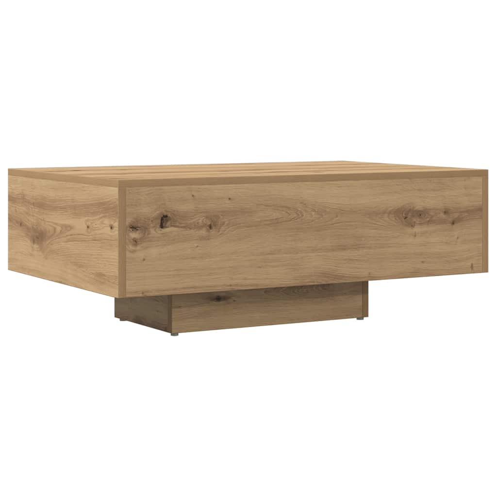 sofabord 85x55x31 cm konstrueret træ kunsteg