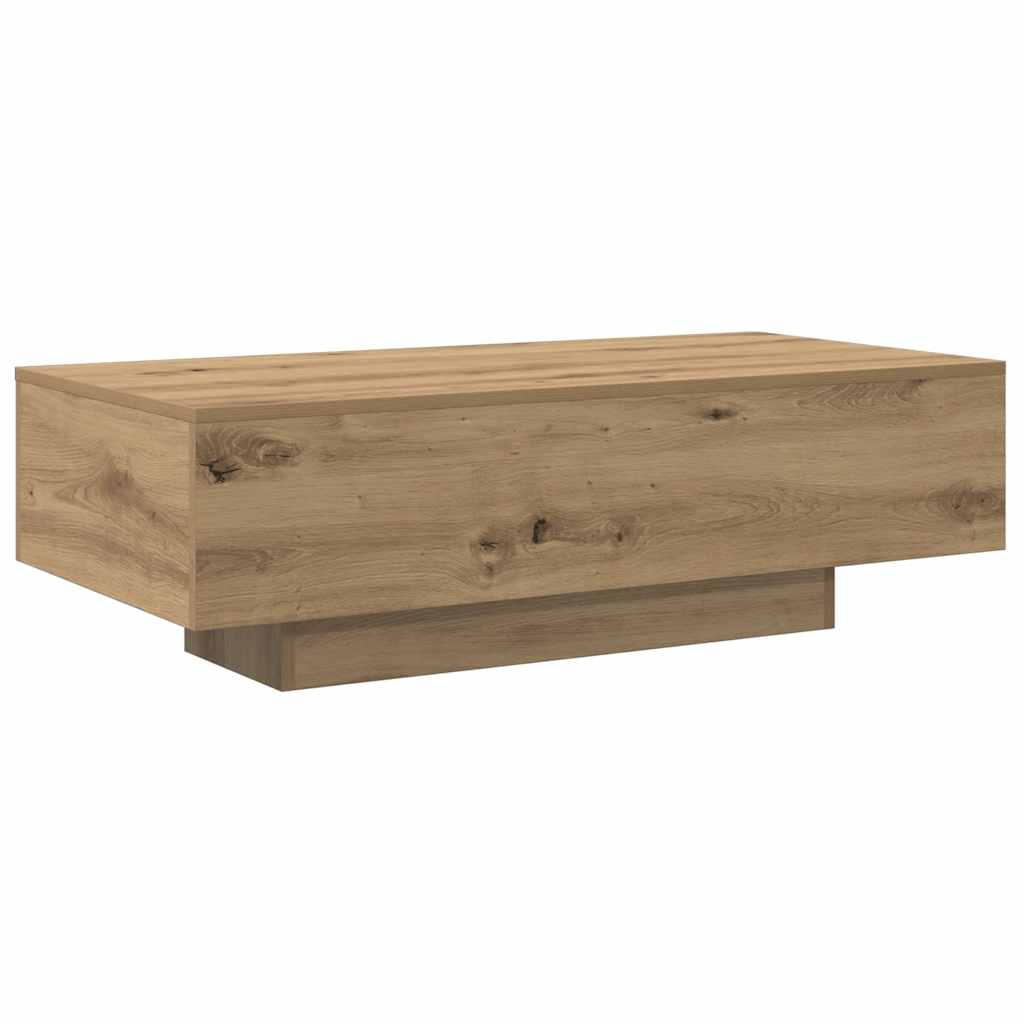 sofabord 100x49,5x31 cm konstrueret træ kunsteg