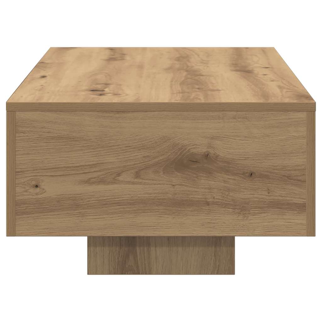 sofabord 100x49,5x31 cm konstrueret træ kunsteg