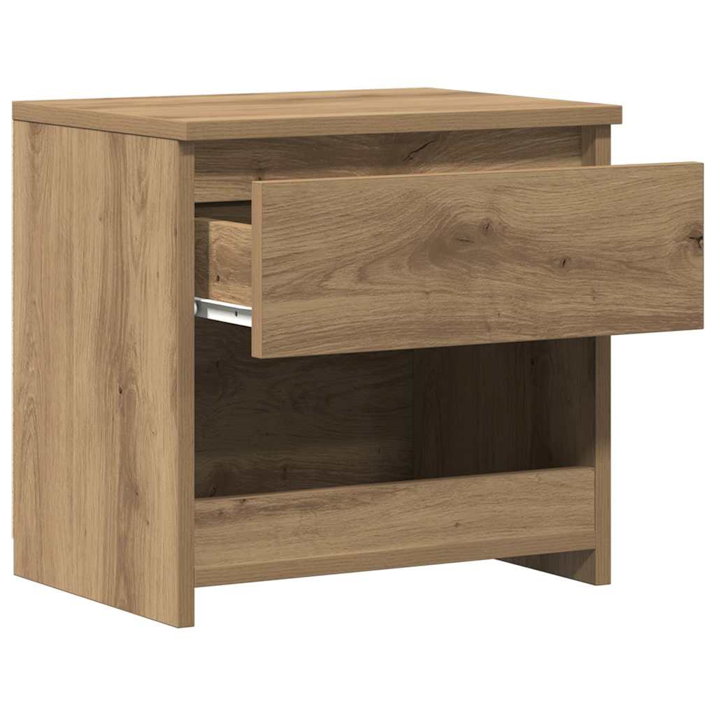 sengebord 40x30x39 cm konstrueret træ kunsteg