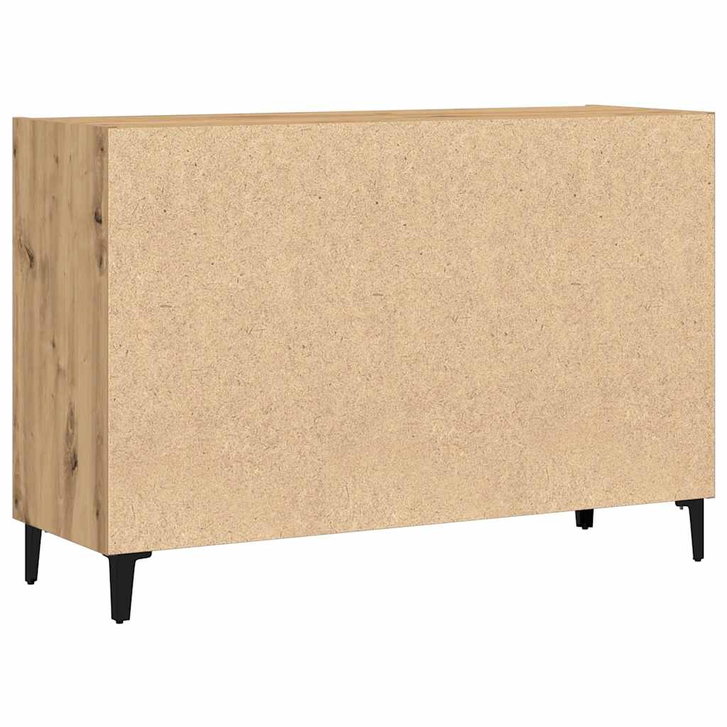 skænk 103,5x35x70 cm konstrueret træ kunsteg