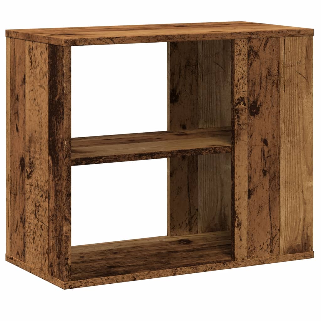 sideskab 60x30x50 cm konstrueret træ antikt træ