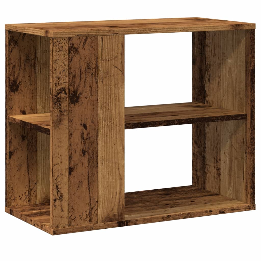sideskab 60x30x50 cm konstrueret træ antikt træ