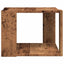 sofabord 40x40x30 cm konstrueret træ antikt træ