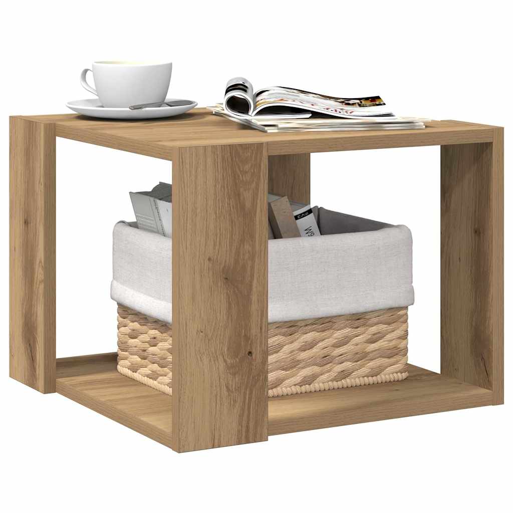 sofabord 40x40x30 cm konstrueret træ kunsteg
