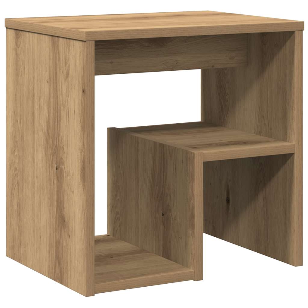 sengebord 40x30x40 cm konstrueret træ kunsteg