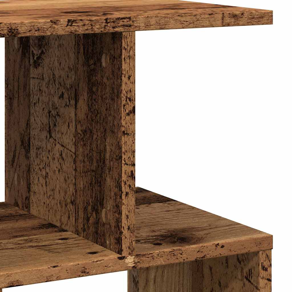sengeskabe 2 stk. 50x30x51,5 cm konstrueret træ antikt træ