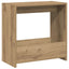 sidebord 50x26x50 cm konstrueret træ kunsteg