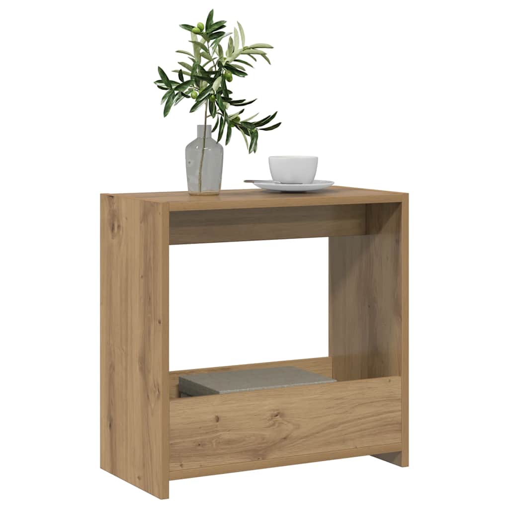 sidebord 50x26x50 cm konstrueret træ kunsteg