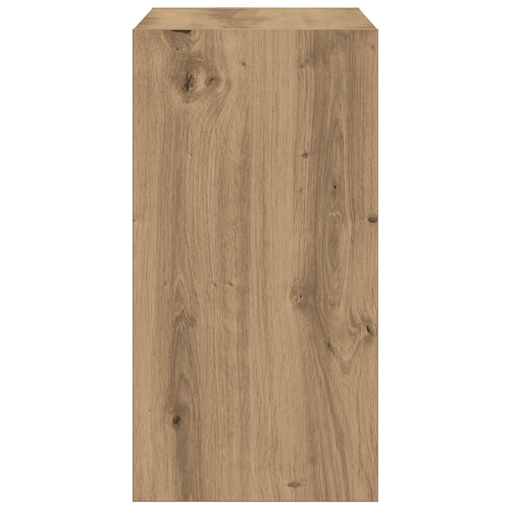 sidebord 50x26x50 cm konstrueret træ kunsteg
