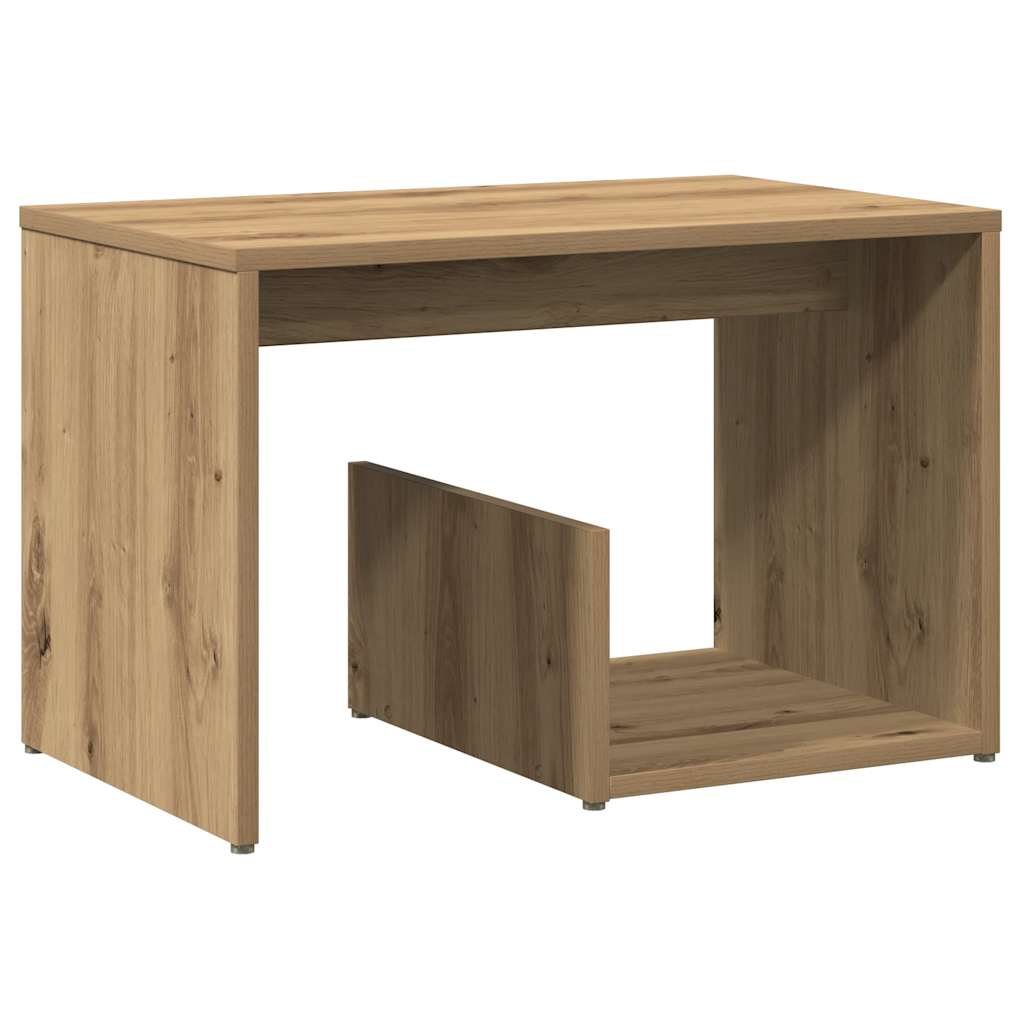 sidebord 59x36x38 cm konstrueret træ kunsteg
