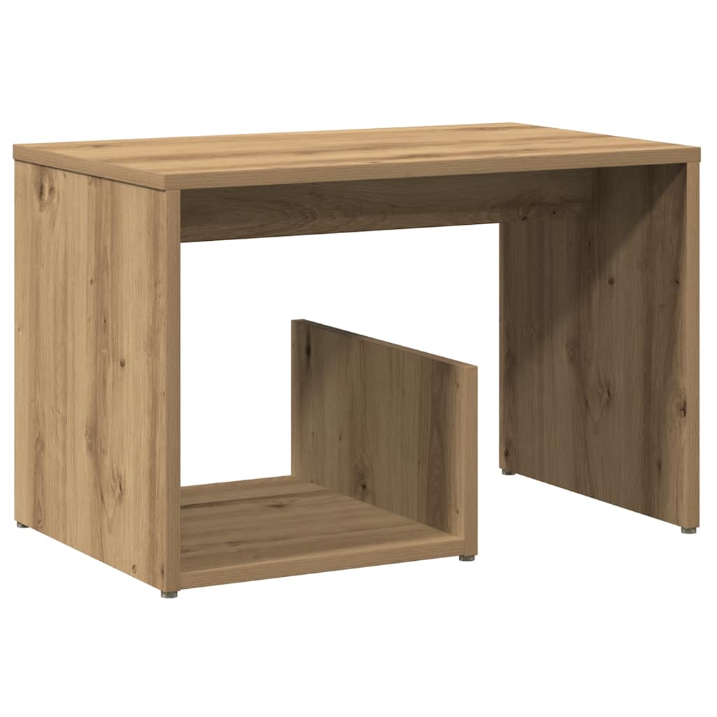 sidebord 59x36x38 cm konstrueret træ kunsteg