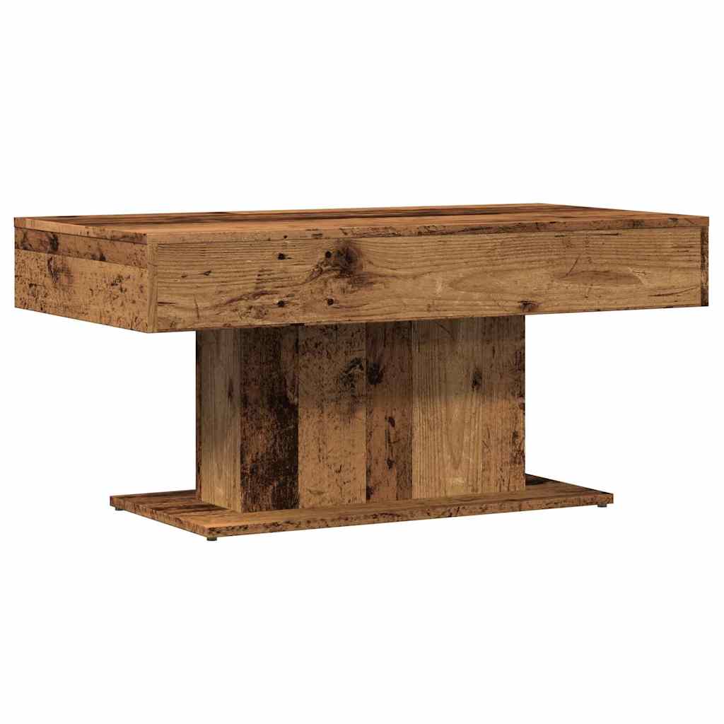 sofabord gammelt træ 96x50x45 cm konstrueret træ