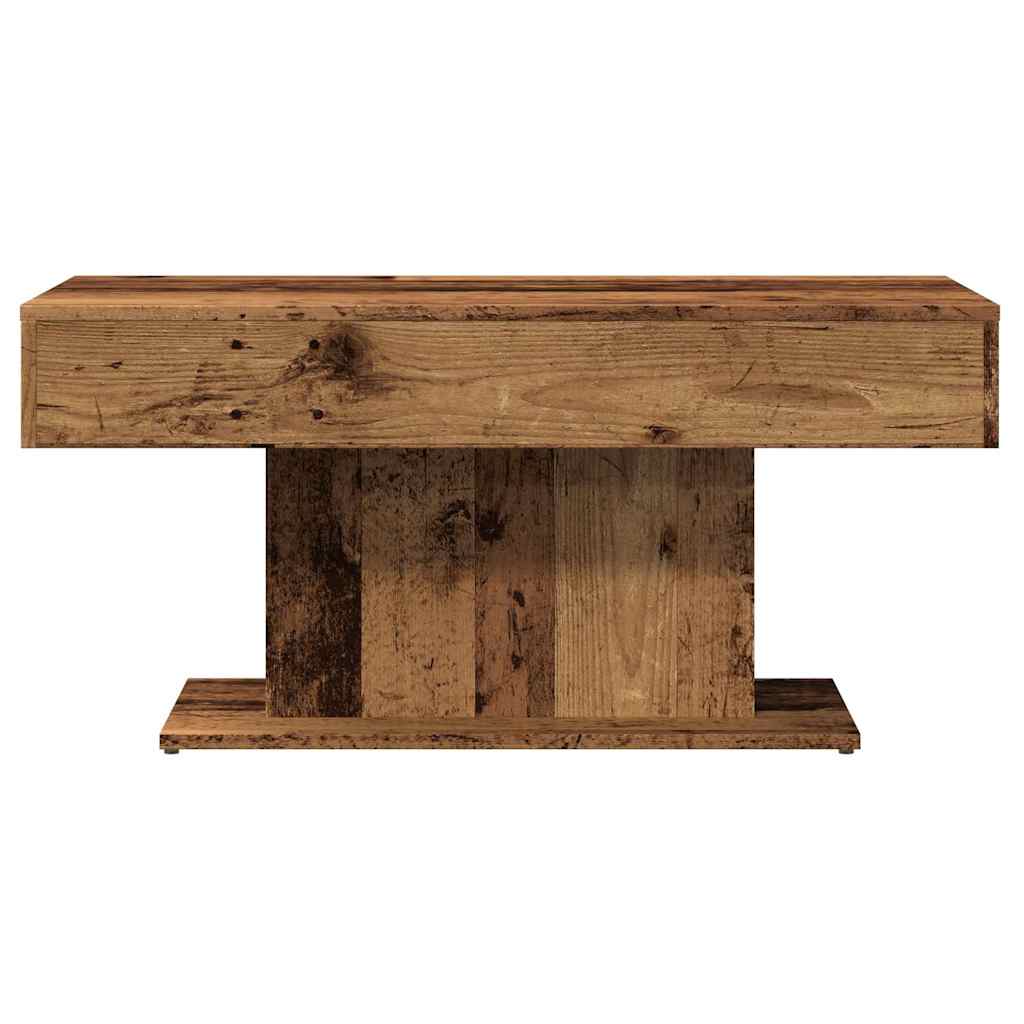 sofabord gammelt træ 96x50x45 cm konstrueret træ