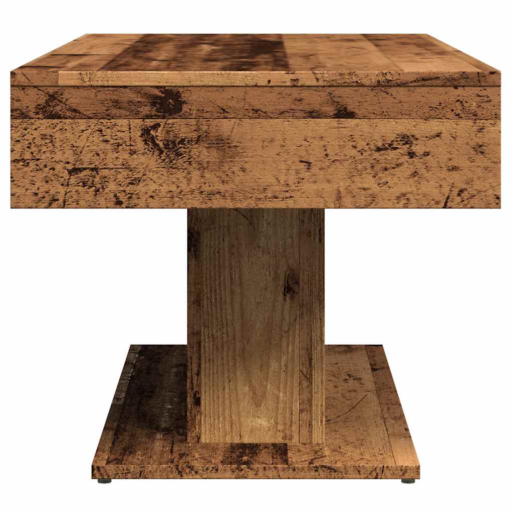 sofabord gammelt træ 96x50x45 cm konstrueret træ
