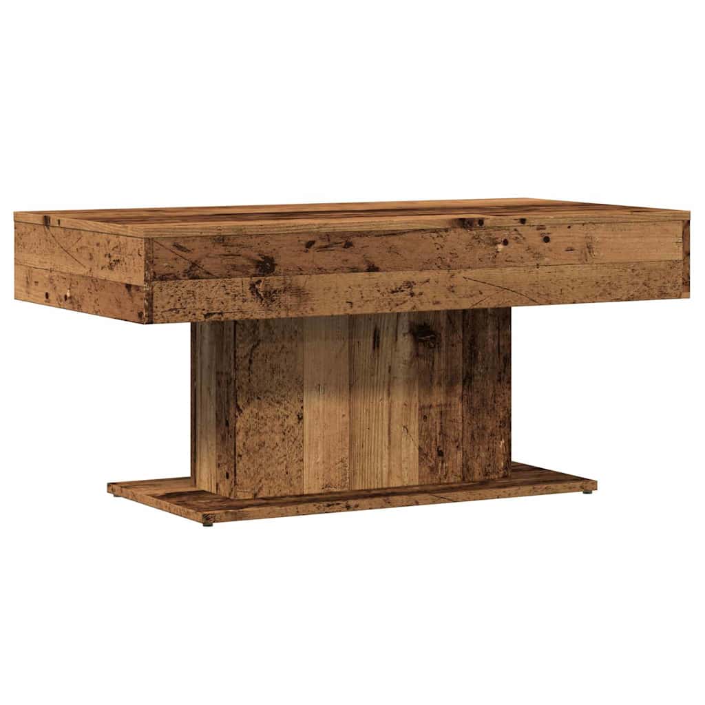 sofabord gammelt træ 96x50x45 cm konstrueret træ