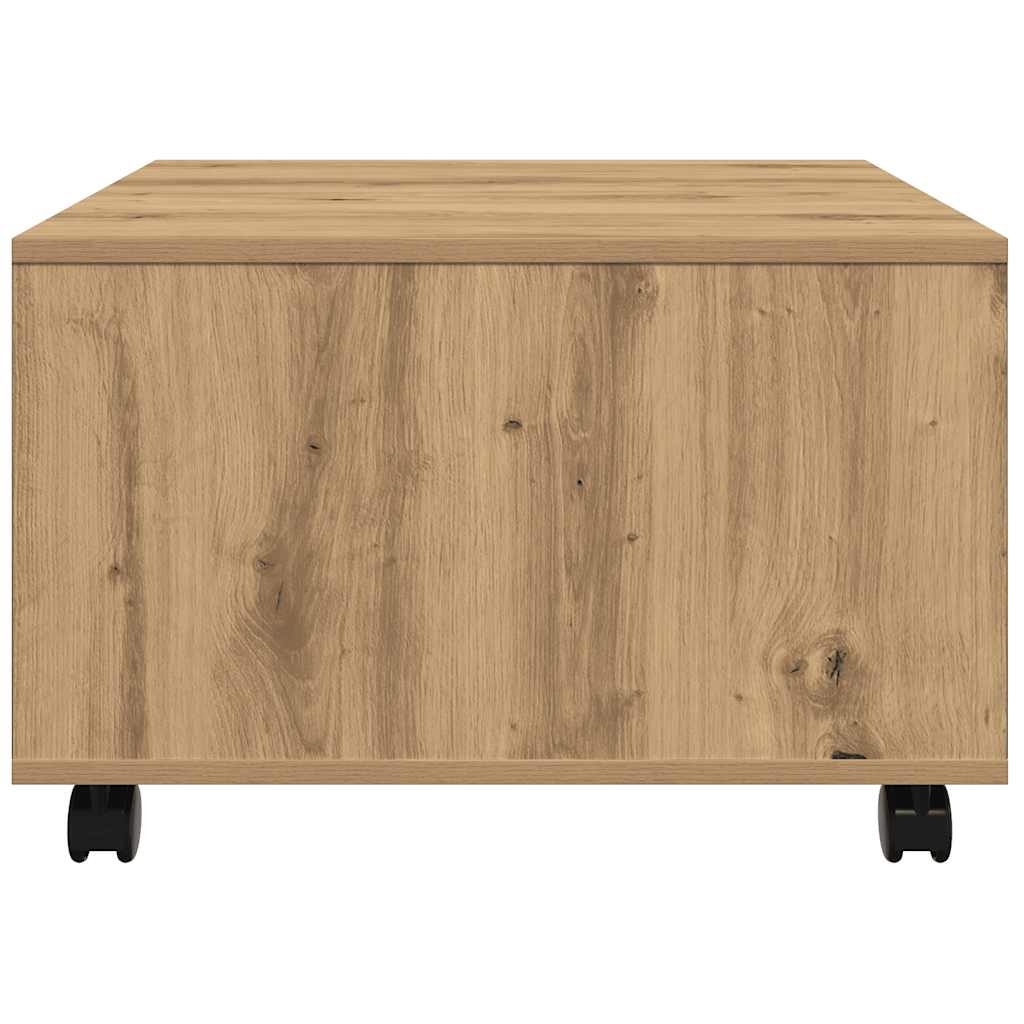 sofabord 60x60x38 cm konstrueret træ kunsteg