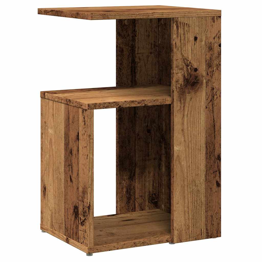 sidebord 36x30x56 cm konstrueret træ antikt træ