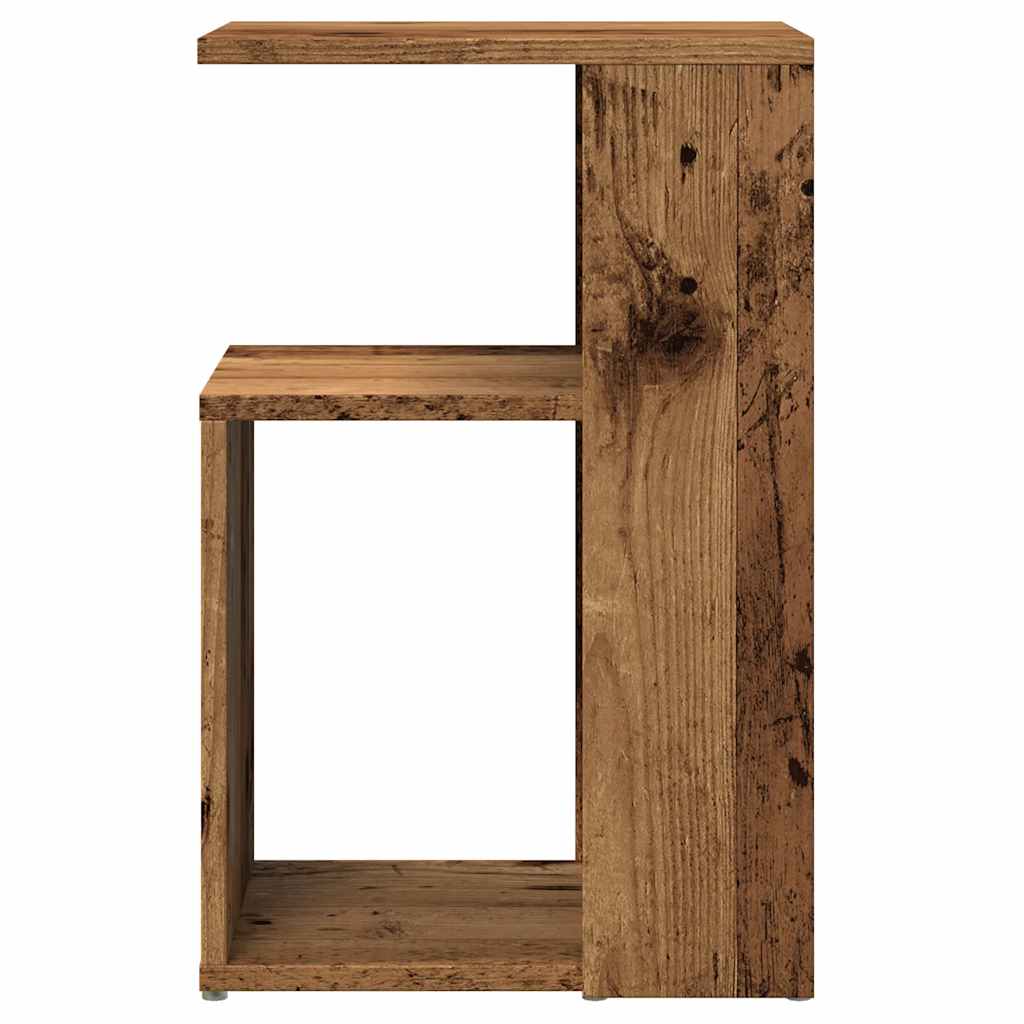 sidebord 36x30x56 cm konstrueret træ antikt træ