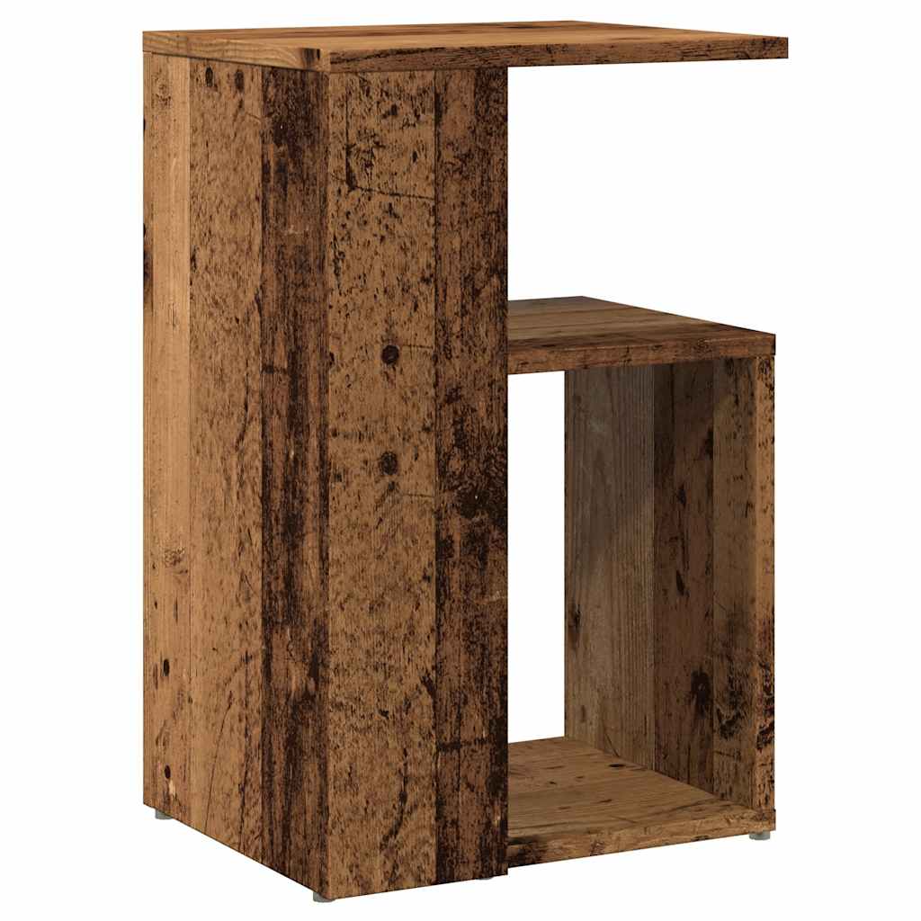 sidebord 36x30x56 cm konstrueret træ antikt træ