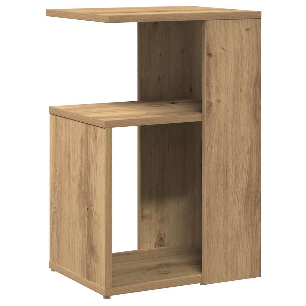 sidebord 36x30x56 cm konstrueret træ kunsteg