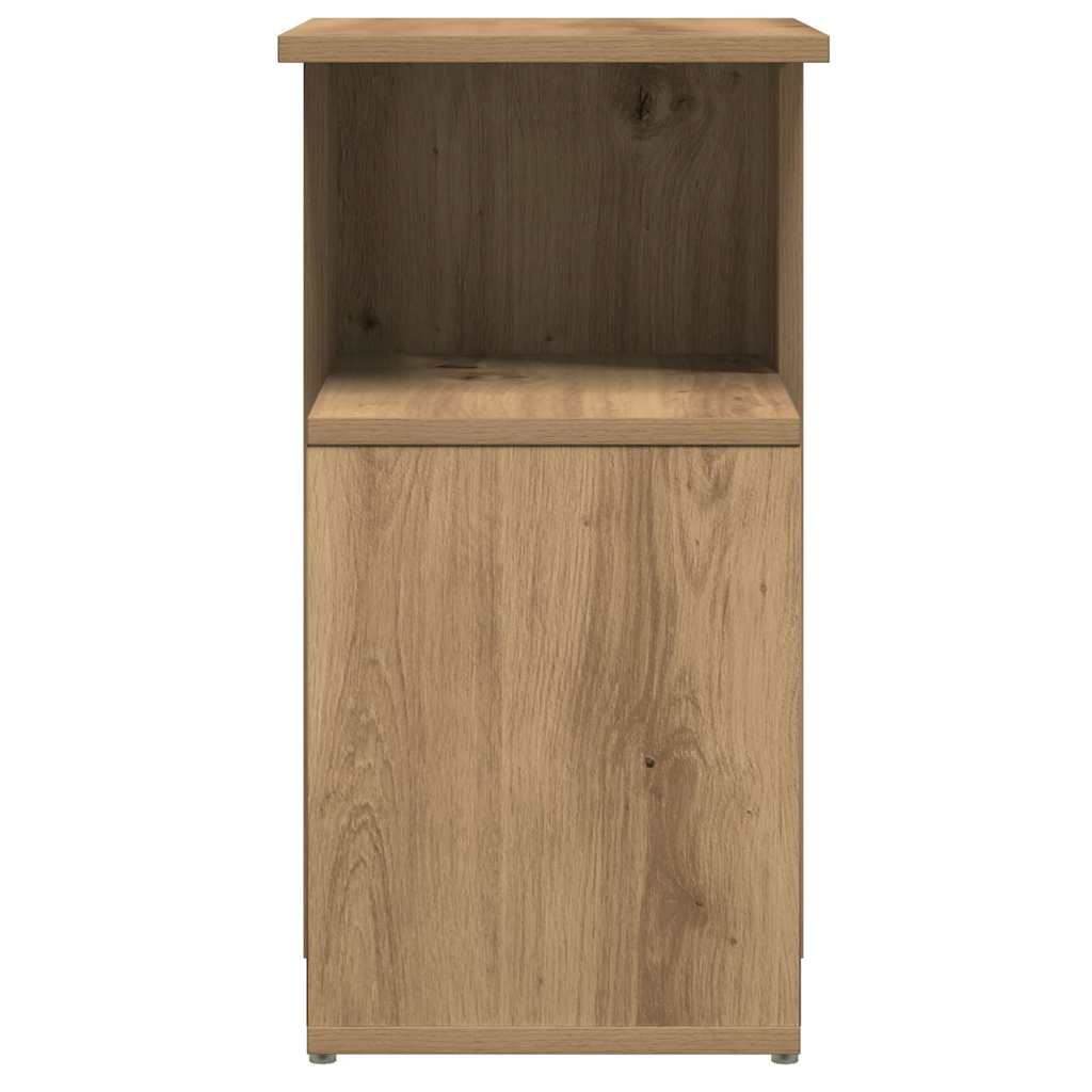 sidebord 36x30x56 cm konstrueret træ kunsteg