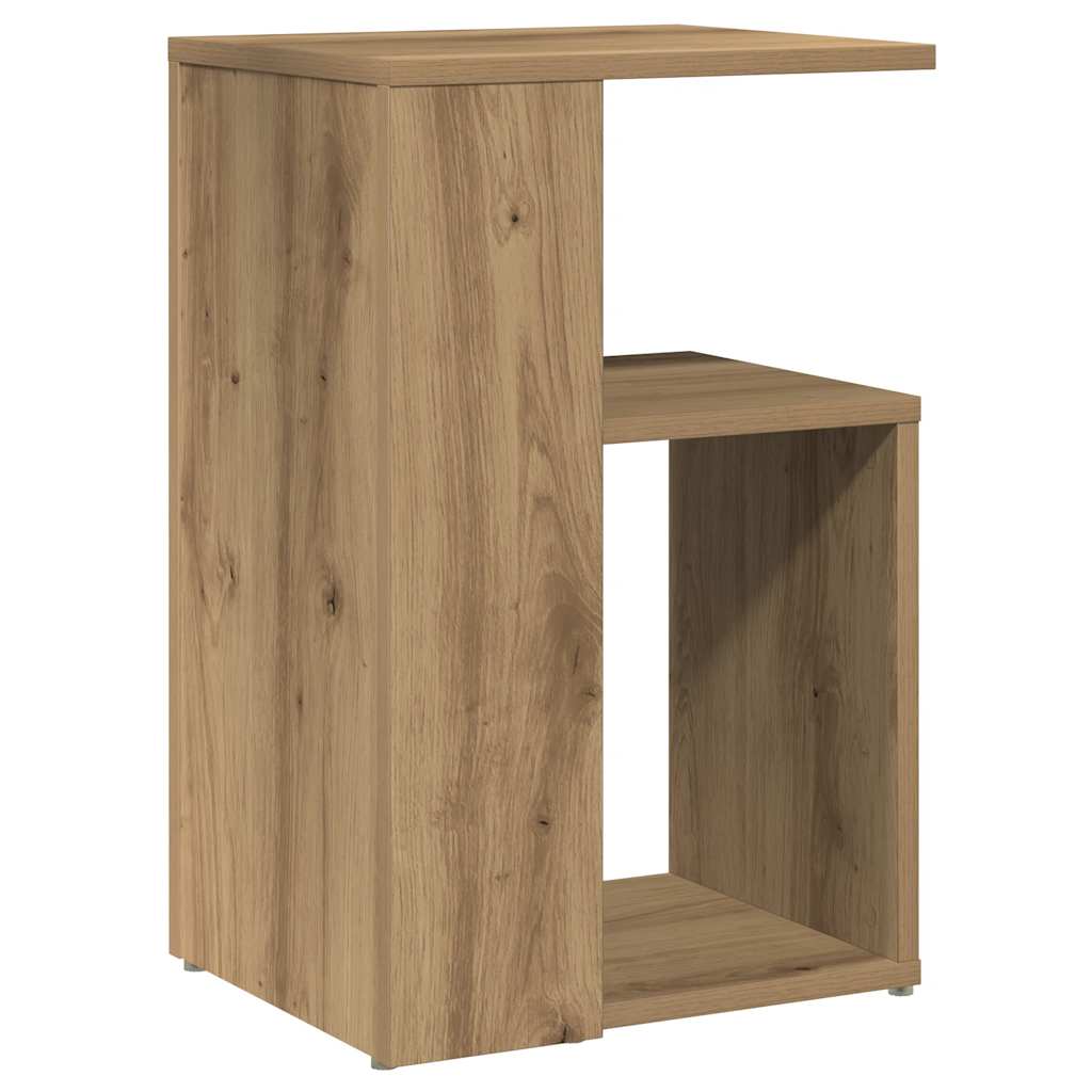 sidebord 36x30x56 cm konstrueret træ kunsteg