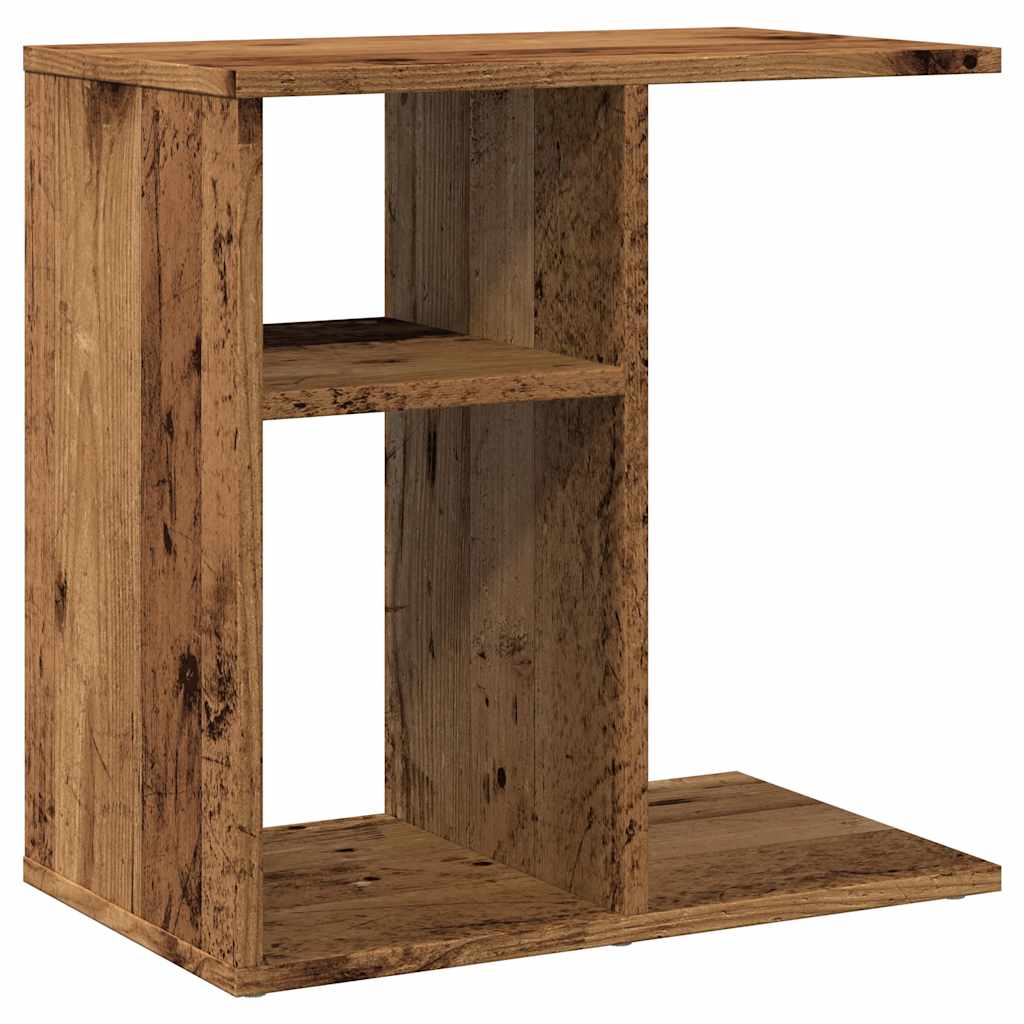 sidebord 50x30x50 cm konstrueret træ antikt træ