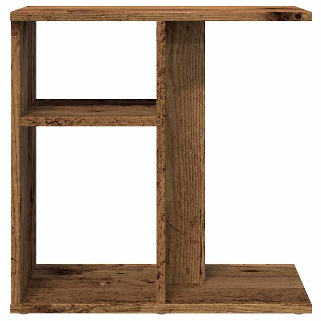 sidebord 50x30x50 cm konstrueret træ antikt træ