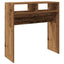 konsolbord 78x30x80 cm konstrueret træ antikt træ