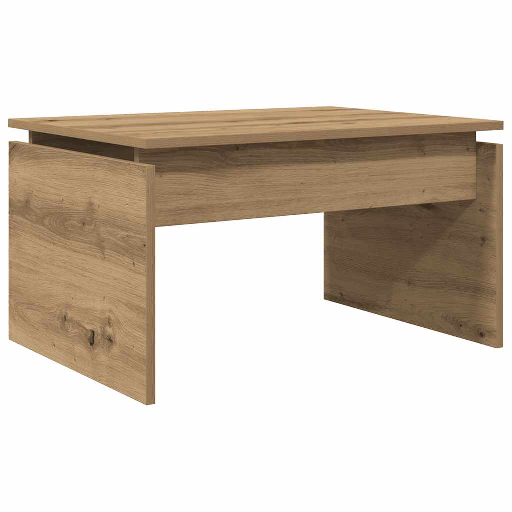 sofabord 68x50x38 cm konstrueret træ kunsteg