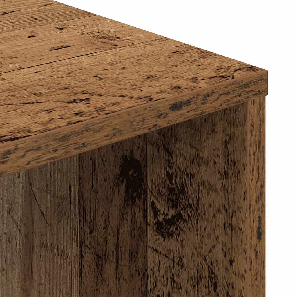skrivebord 102,5x35x75 cm konstrueret træ antikt træ