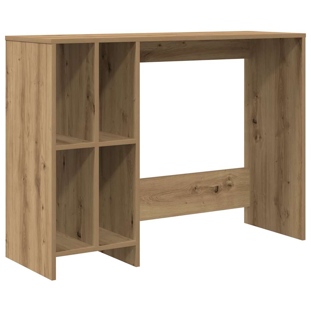 skrivebord 102,5x35x75 cm konstrueret træ kunsteg