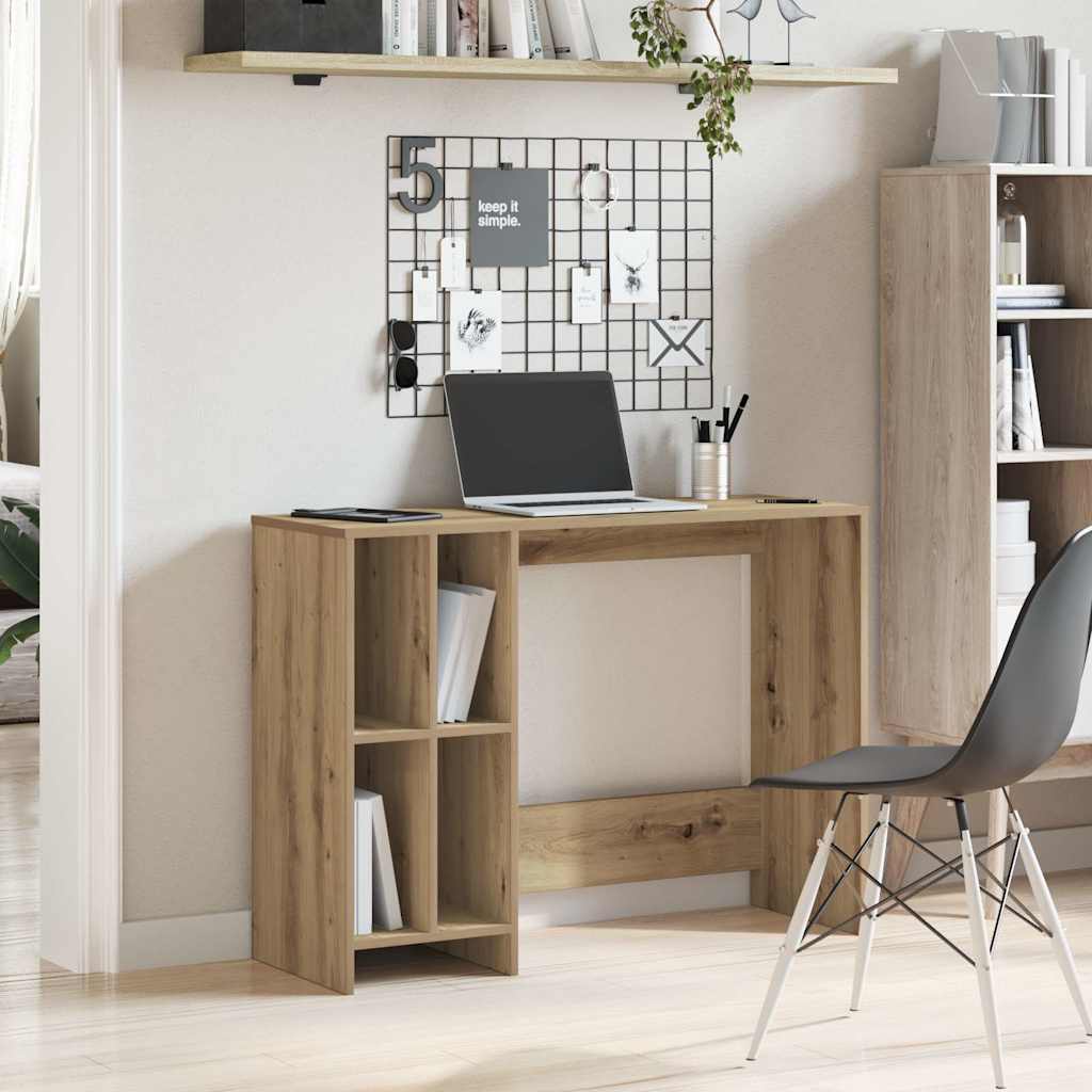 skrivebord 102,5x35x75 cm konstrueret træ kunsteg