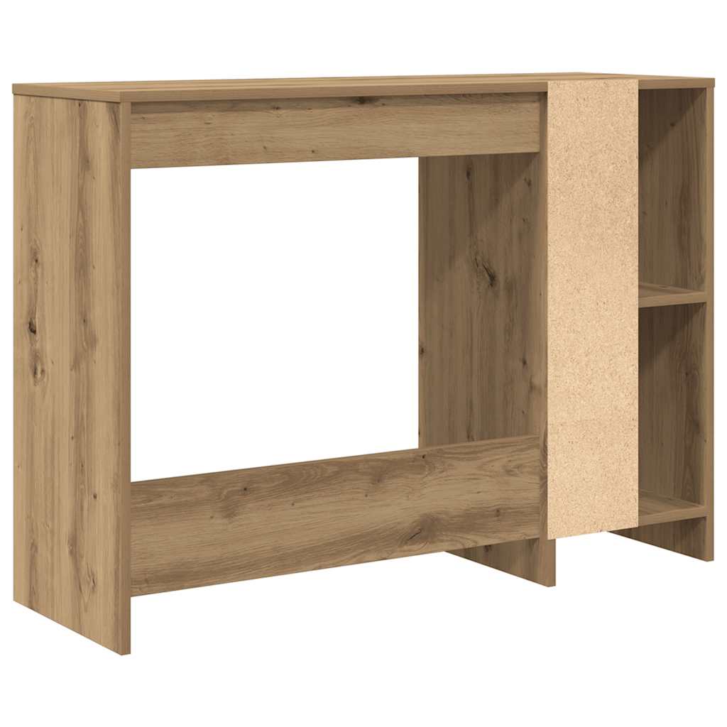 skrivebord 102,5x35x75 cm konstrueret træ kunsteg