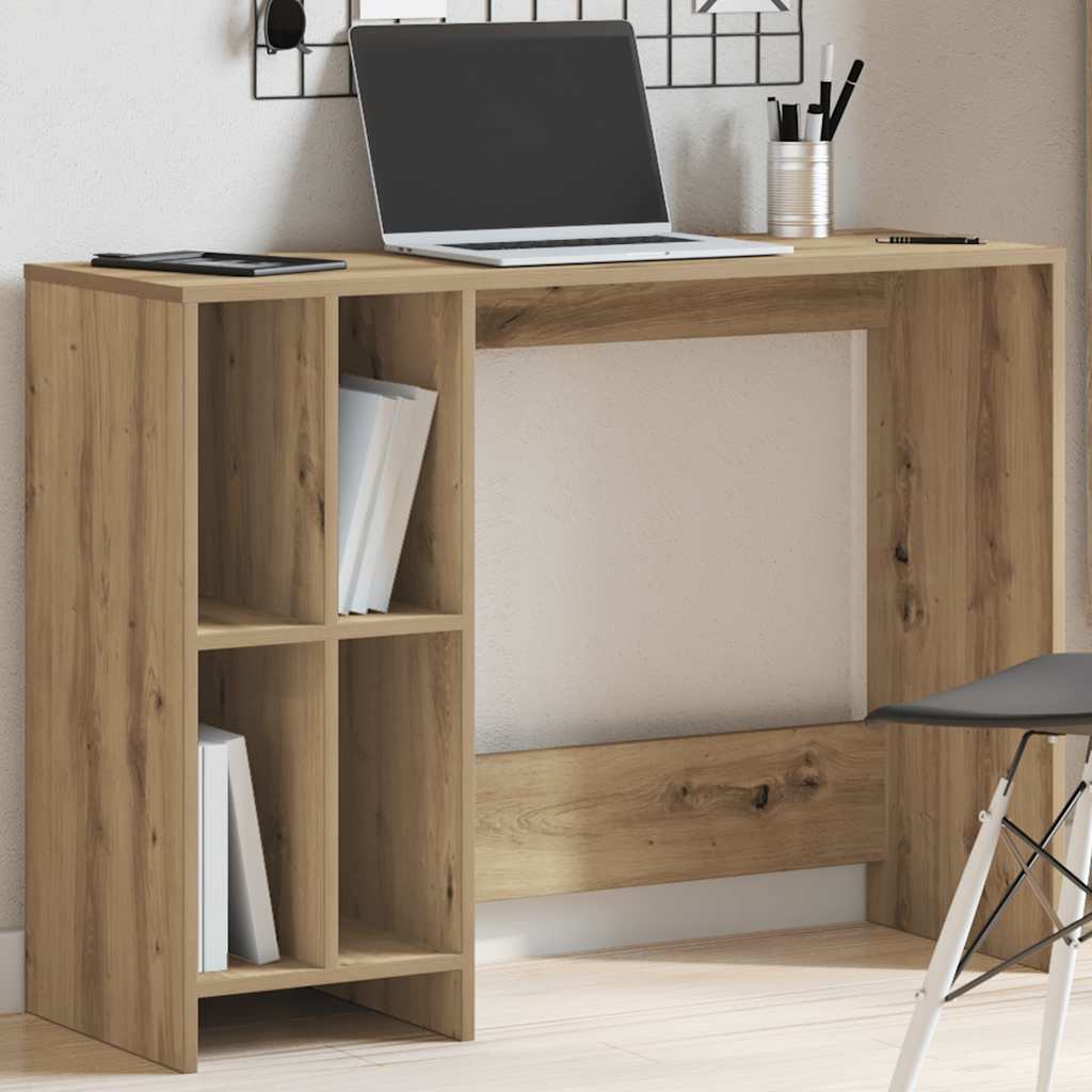 skrivebord 102,5x35x75 cm konstrueret træ kunsteg