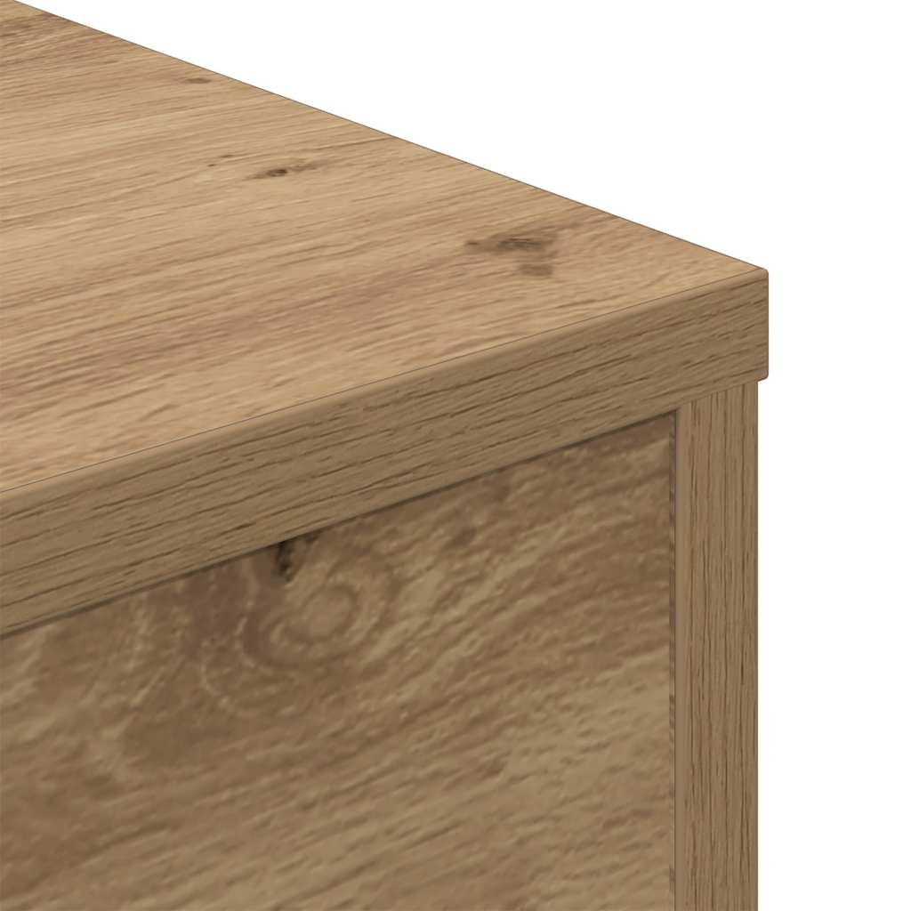 sofabord 55x55x30 cm konstrueret træ kunsteg