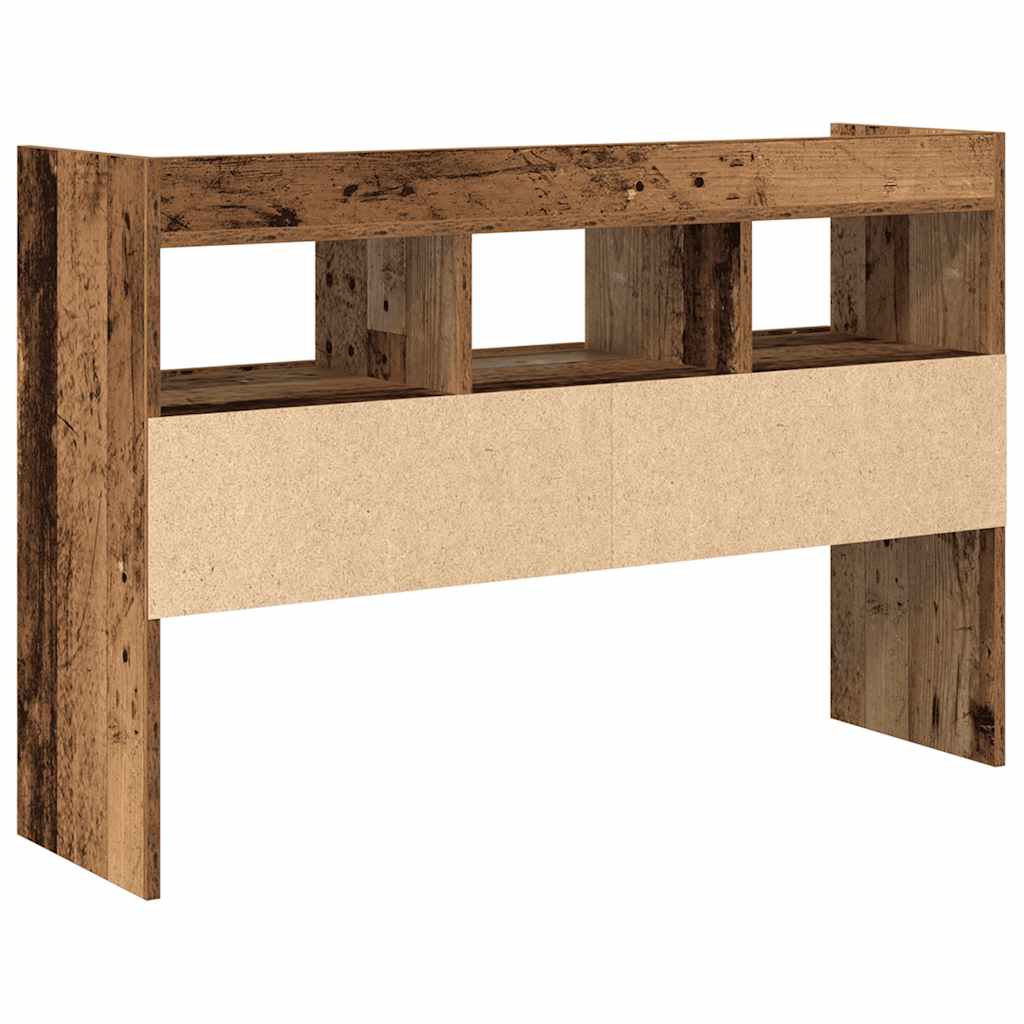 skænk 105x30x70 cm konstrueret træ antikt træ