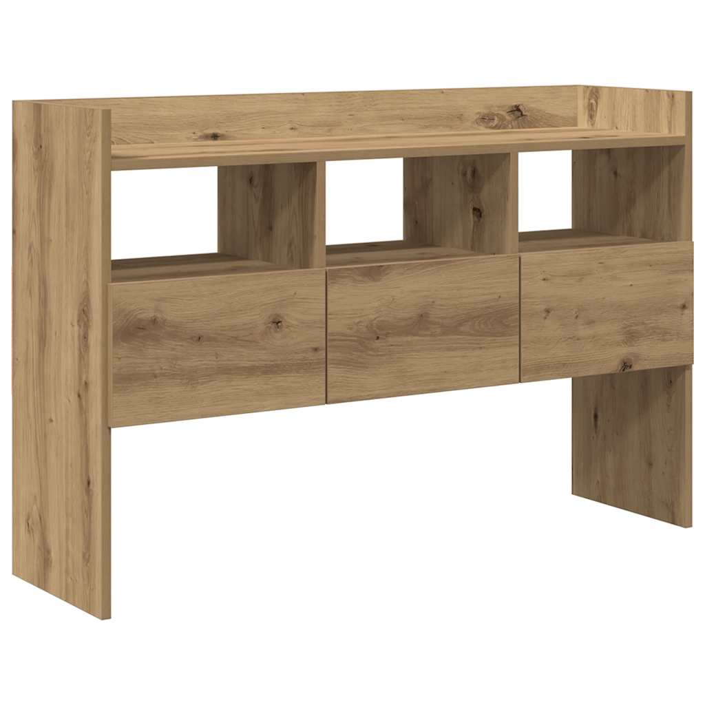 skænk 105x30x70 cm konstrueret træ egetræsfarve