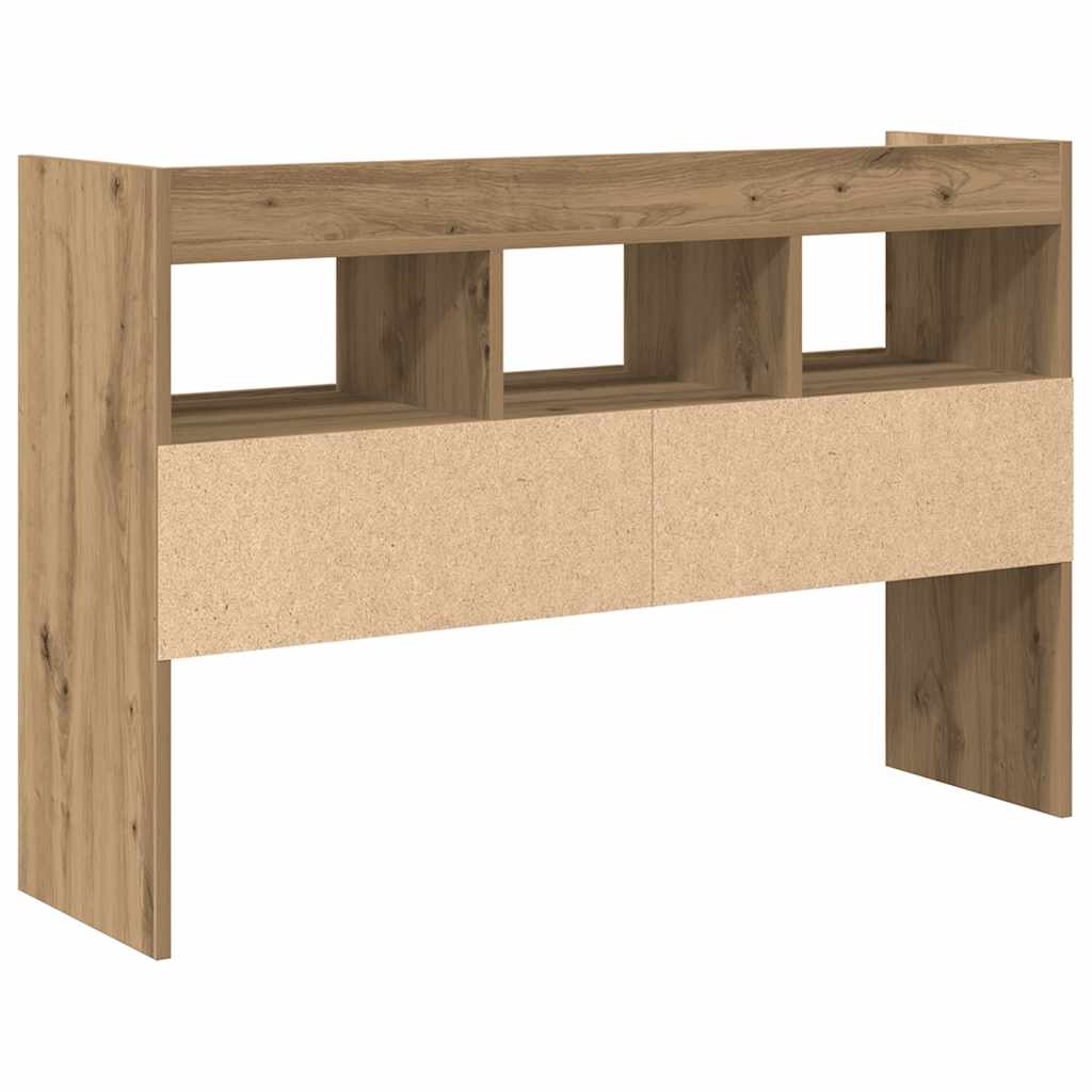 skænk 105x30x70 cm konstrueret træ egetræsfarve