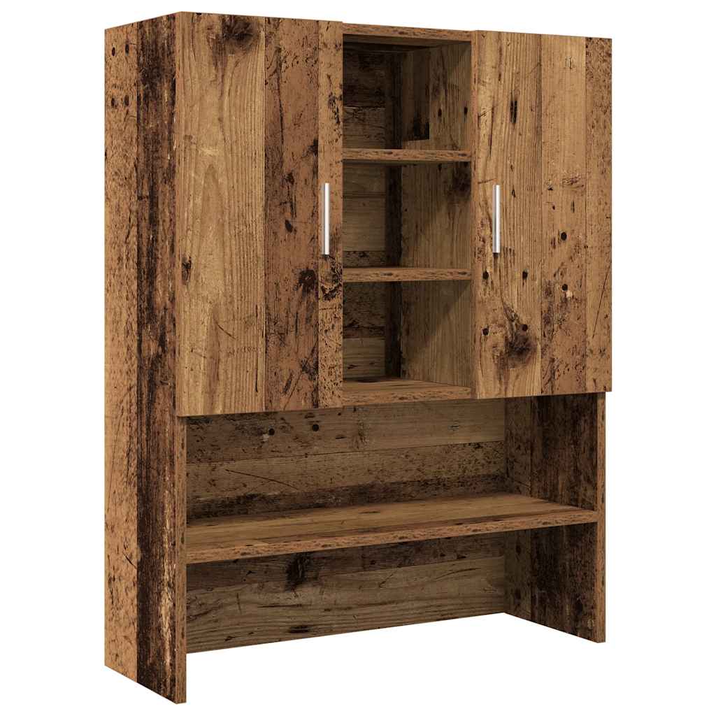 badeværelsesskab 70,5x25,5x90 cm antikt træ