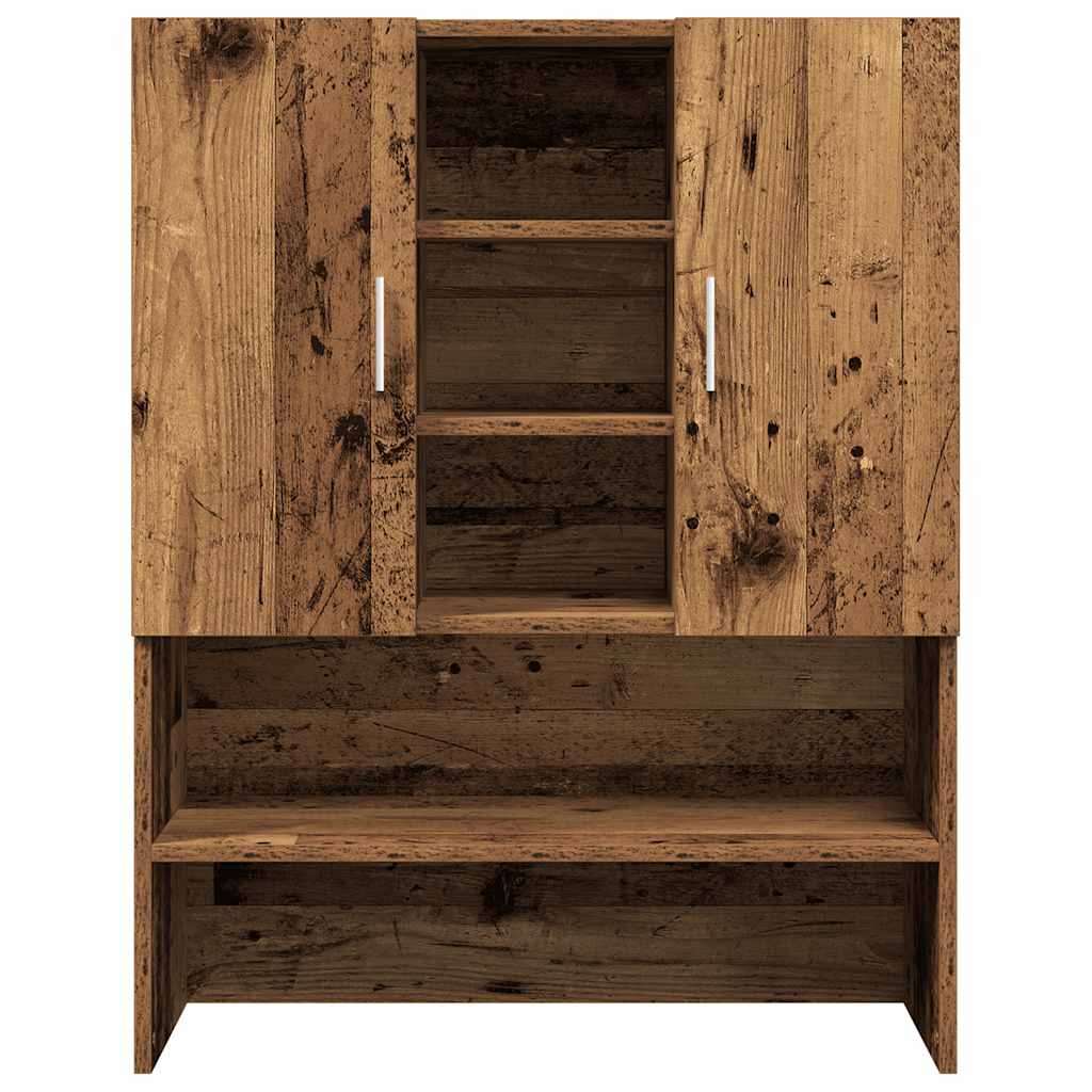 badeværelsesskab 70,5x25,5x90 cm antikt træ