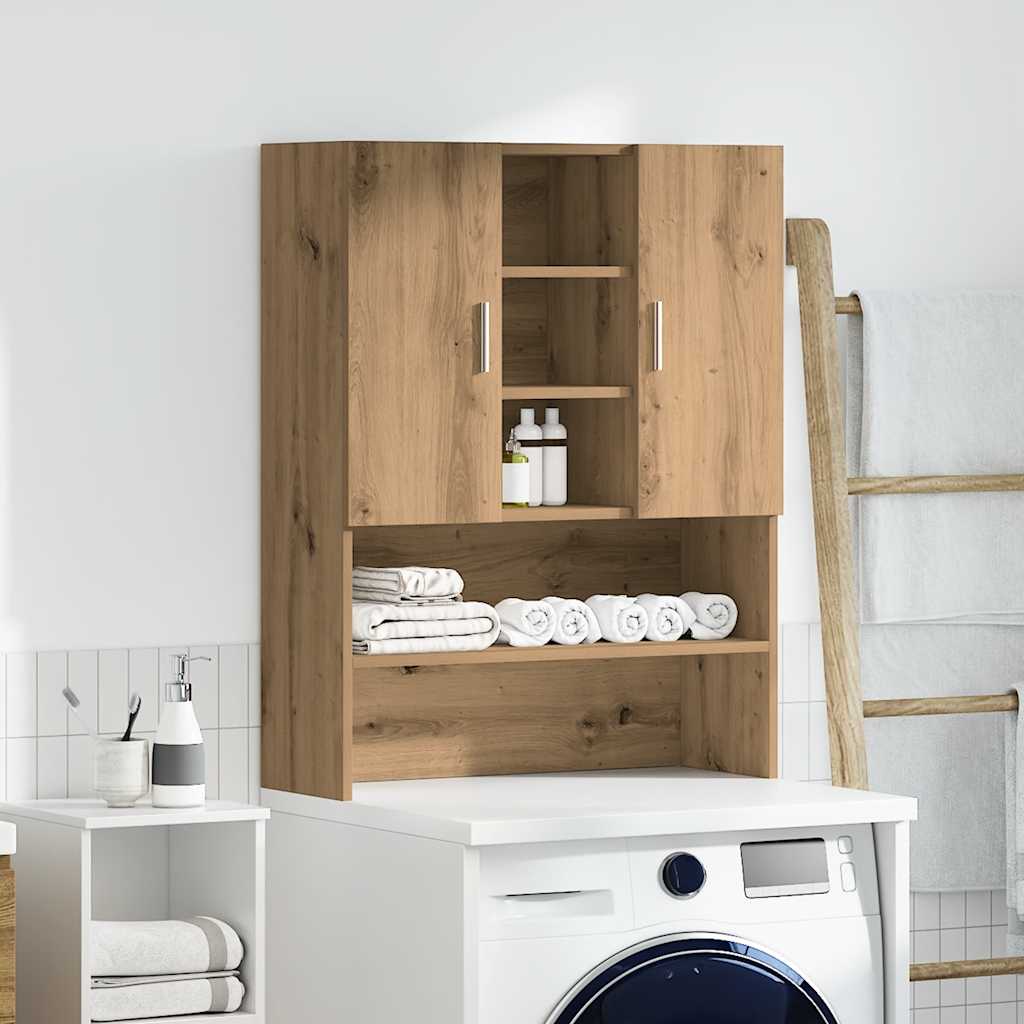 vaskemaskineskab 70,5x25,5x90 cm kunsteg