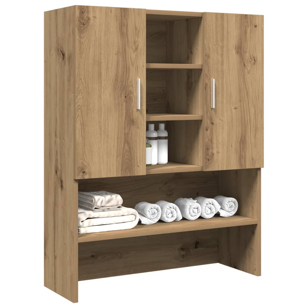 vaskemaskineskab 70,5x25,5x90 cm kunsteg