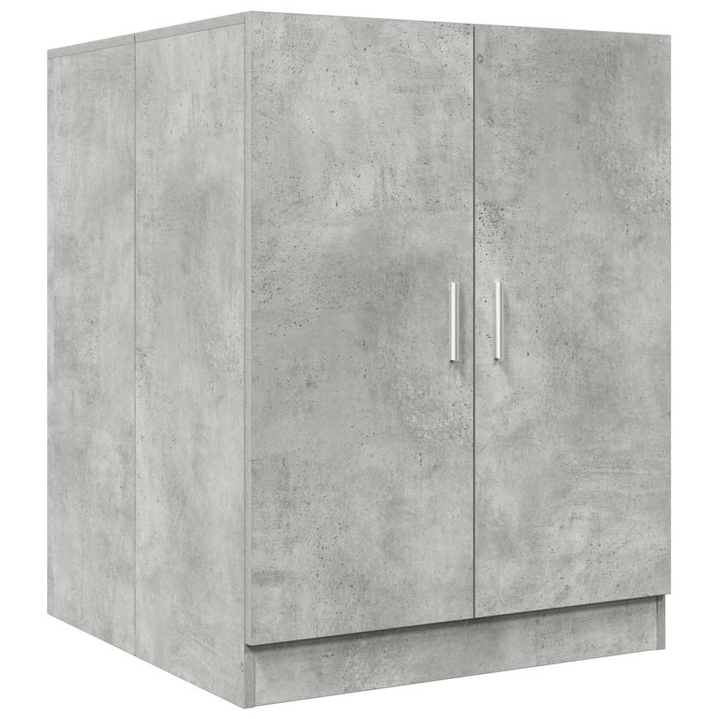 vaskemaskineskab 70,5x71,5x91,5 cm betongrå